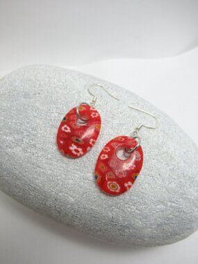 Millefiori earrings